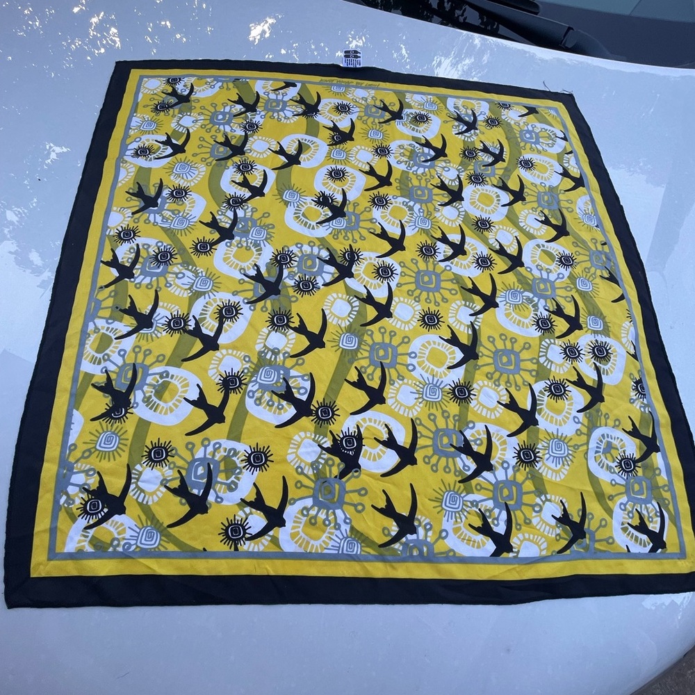 COPY - Lush Yellow Bird Scarf